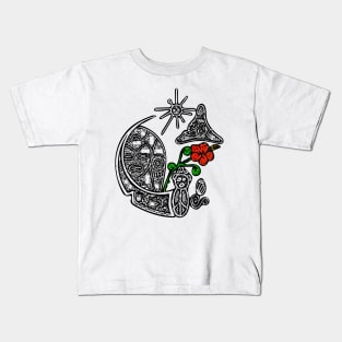 Puerto Rico Indigenous Symbols Kids T-Shirt